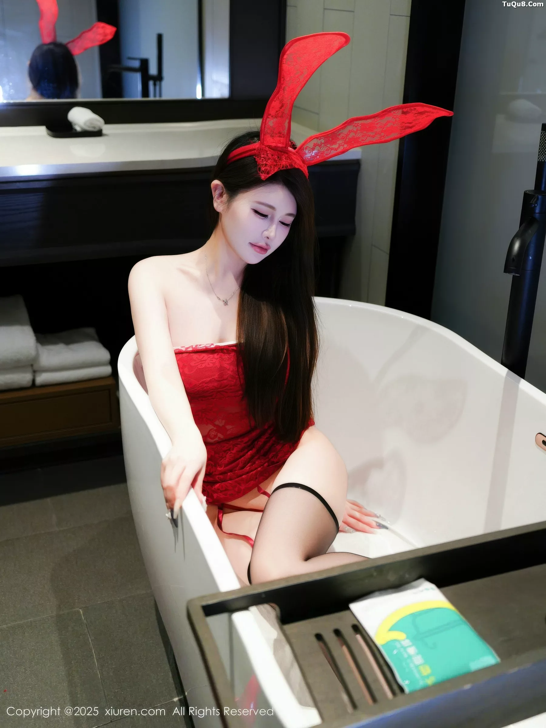 秀人集.com_[XiuRen秀人网]No.10907_模特甜妮性感红色缕空短裙配超薄黑丝秀丰腴曼妙身材诱惑写真73P